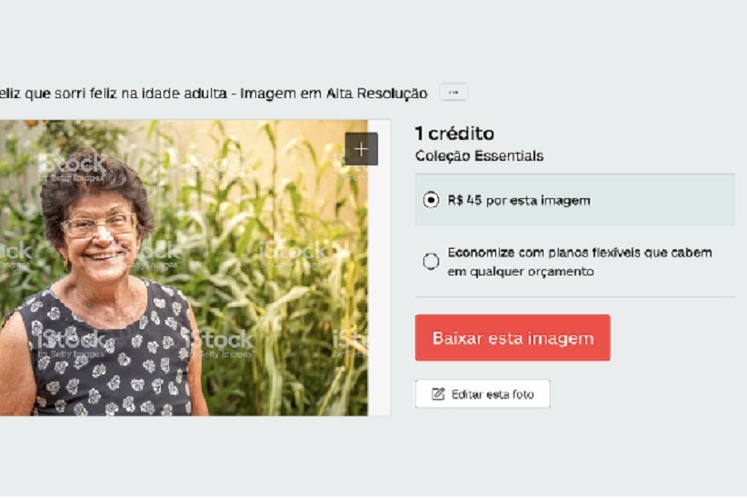 Fotos são de banco de imagens  Secom diz ser peça inacabada