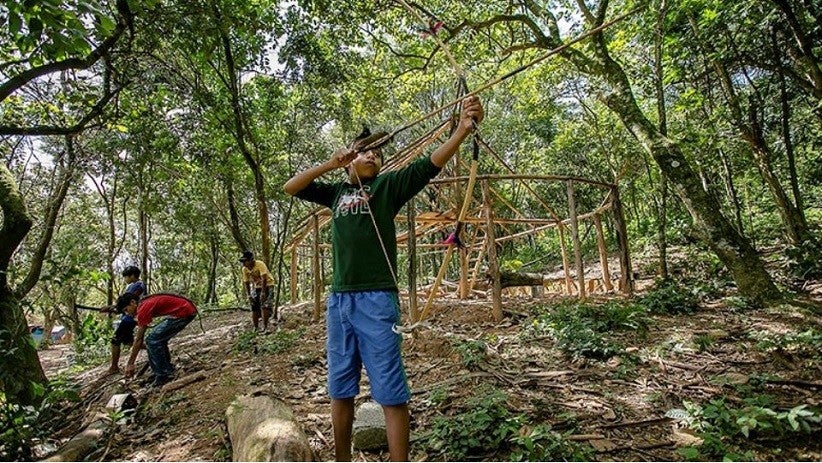 Á área indígena ficou "espremida" entre rodovias de SP - Foto: Reprodução