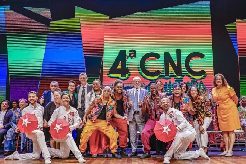 Presidente Lula durante a cerimônia de abertura da 4ª Conferência Nacional de Cultura, no Centro de Convenções Ulysses Guimarães, em Brasília - Foto: Ricardo Stuckert/PR