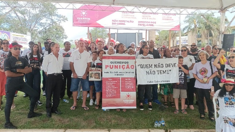 Ato de 5 anos e 1 mês da tragédia-crime da Vale em Brumadinho - Foto: AVABRUM.