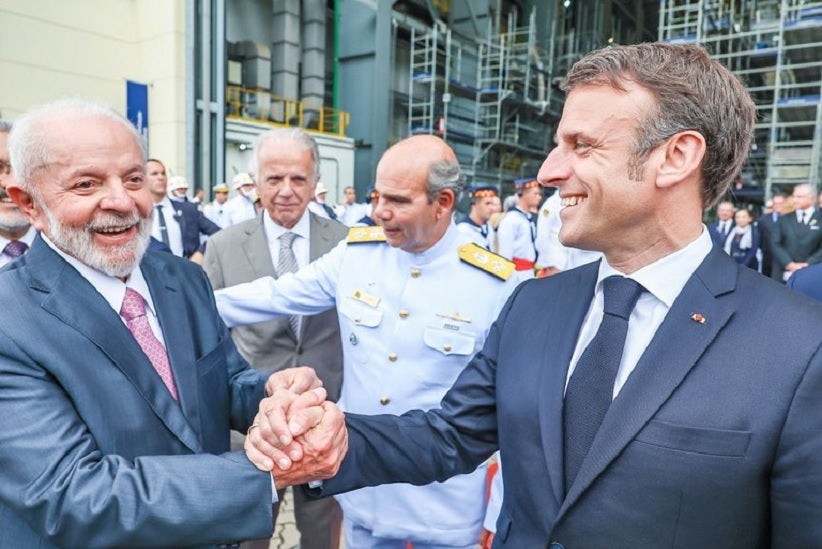 A visita de Macron ao Brasil envolveu uma série de agendas - ambientais, políticas e econômicas -, com compromissos em Belém (PA), Itaguaí (RJ), São Paulo (SP) e Brasília (DF) - Foto: Ricardo Stuckert/PR