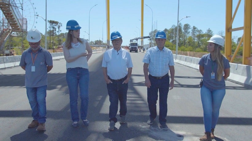 Encontro de gerações faz comparativo entre as construções das pontes da Amizade e da Integração - Foto divulgação