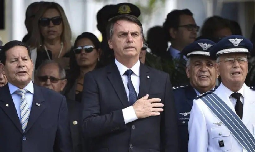Bolsonaro durante um ato militar em setembro do ano passado.Foto: Andre Borges/Gtres