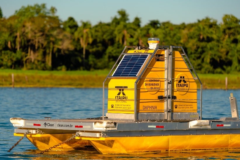 Estação autônoma de monitoramento. Fotos: Alexandre Marchetti/Itaipu Binacional.