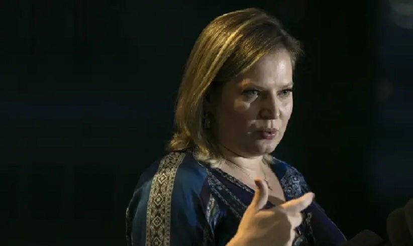 Joice Hasselmann no plenário da Câmara dos Deputados