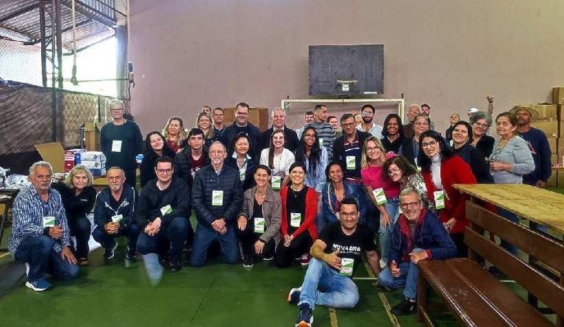 Organização e realização do bazar contaram com a participação de voluntários do controle social – foto: Divulgação/Assessoria