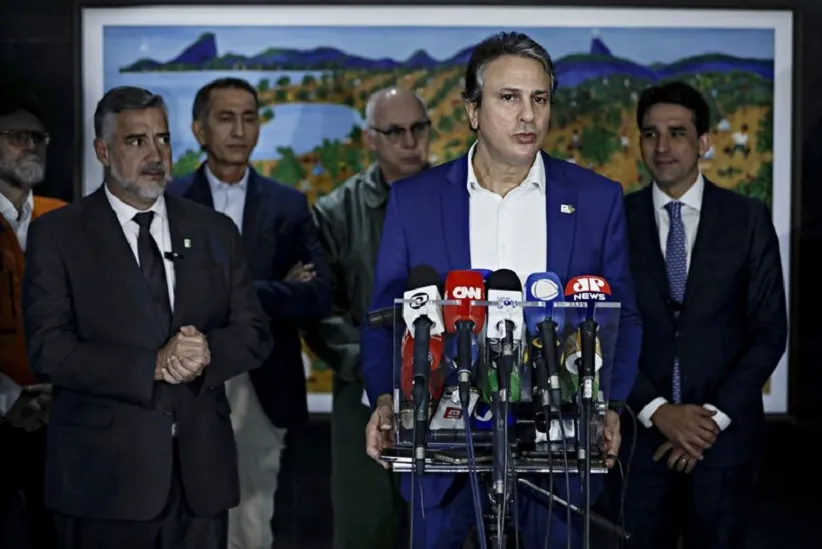 O ministro Camilo Santana (Educação) durante coletiva de imprensa em Bras´ília (DF). Foto: Joédson Alves/Agência Brasil