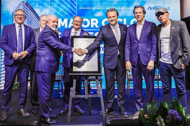 Presidente Lula durante a cerimônia de inauguração da nova sede da Anfavea em São Paulo - Foto: Ricardo Stuckert/PR