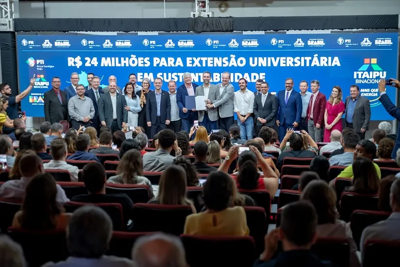 Fotos do lançamento do programa, em 3 de maio. Crédito: Rafael Porto/Itaipu Binacional