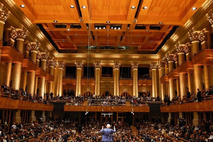Presidente Lula durante a cerimônia realizada na noite desta quinta-feira (25) na Sala São Paulo, no centro da capital paulista - Foto: Ricardo Stuckert/PR