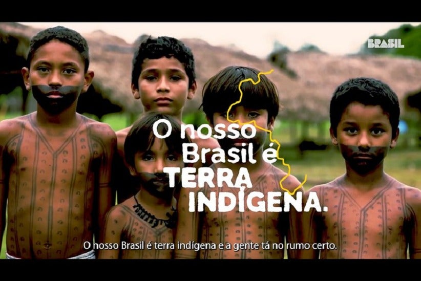 Frame de vídeo da campanha "Brasil Terra Indígena" - Foto: Secom