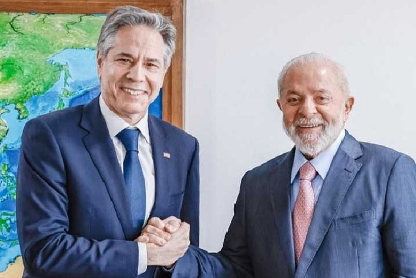 Presidente Lula e Secretário de Estado dos EUA Antony Blinken