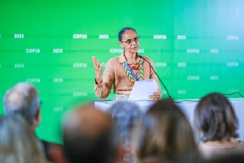 A ministra Marina Silva afirmou que o acordo permitirá apoiar as cadeias de produção necessárias para a restauração florestal, gerando emprego e renda na área rural e permitindo que a restauração possa ser feita em escala maior - Foto: Estevam / Audiovisu