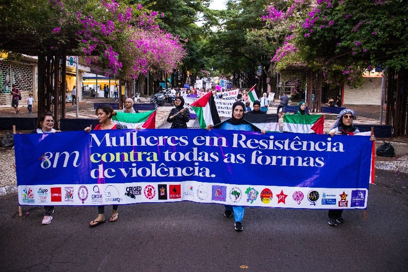 Marcha foi marcada pela diversidade, unindo vários segmentos sociais – foto: Fernando Benega/Marcha das Mulheres