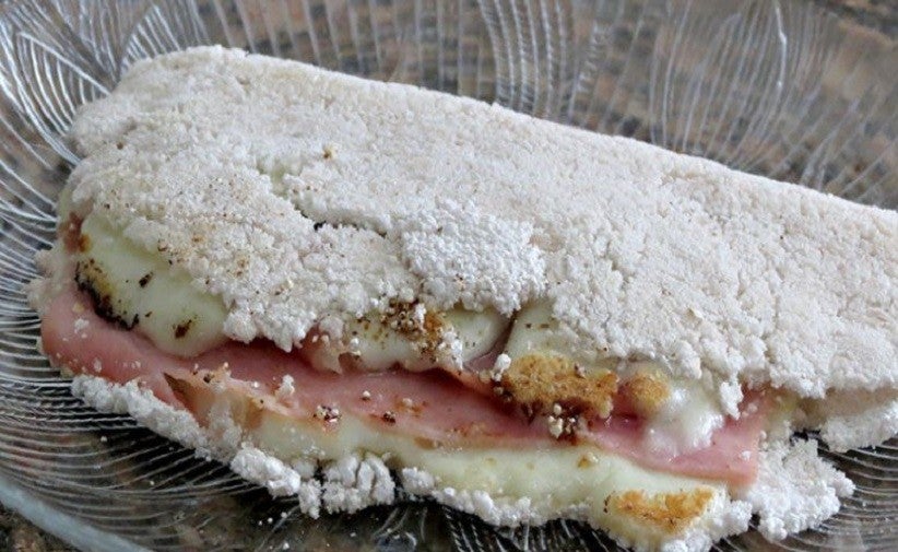 Tapioca de presunto e queijo - Foto: Reprodução/Receita Rápida